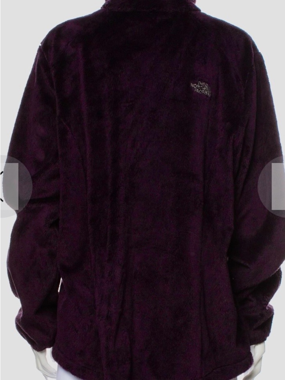 The North Face Men's Plush Fleece Jacket in Deep Plum XXL